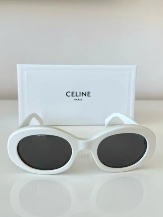 Celine White Sunglasses